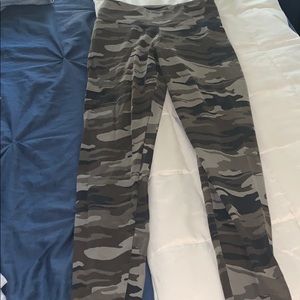 Express army print leggings
